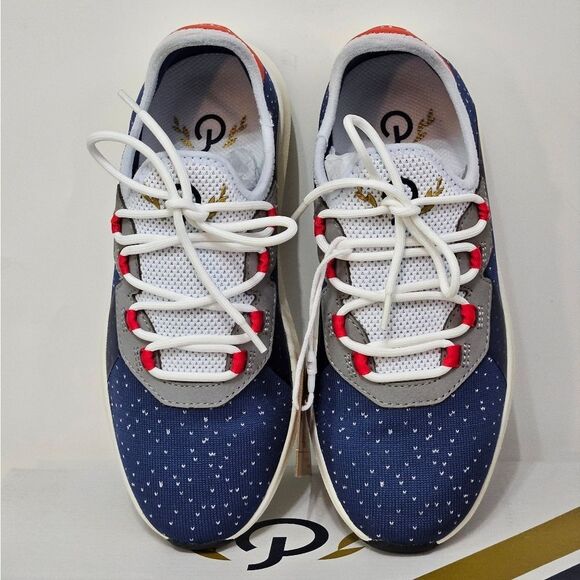 Official Program, Adorable, Blue and Red Sneakers. NWT, Size 6 - Picture 3 of 8